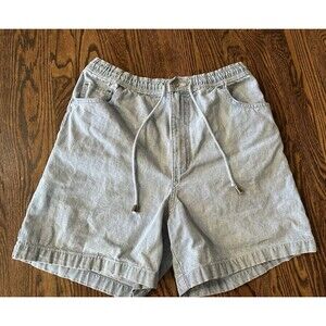 Basic Editions Vtg 90s Women's High Waist Pull On Cotton Jean Shorts Size 9/10